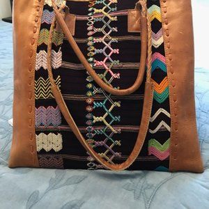 Bohemian Guatemala Leather Handbag